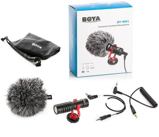 BOYA BY-MM1 Cardiod Condenser Microphone brand new