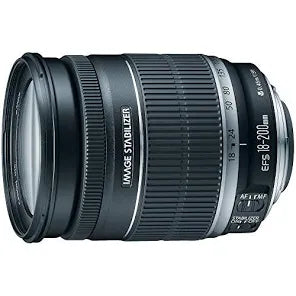 Canon EF-S 18-200mm f/3.5-5.6 IS Lens (Used)