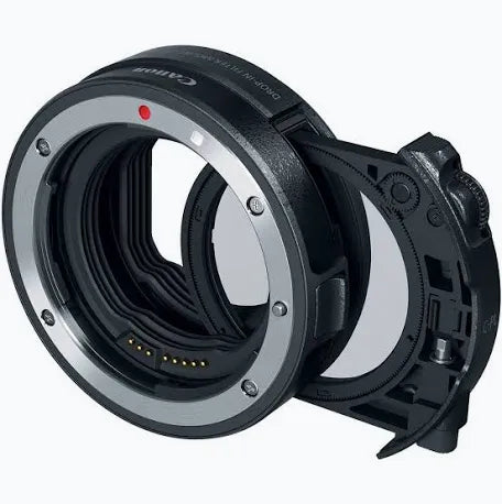 Canon EF-EOS R Mount Adaptor with Drop-in Circular Polarising Filter pre-owned