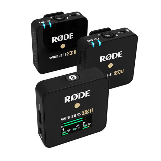 Rode Wireless Go II microphones pre-owned
