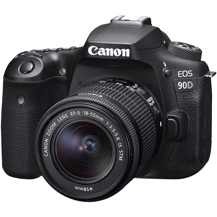 Canon 90D with lens 18-55mm stm