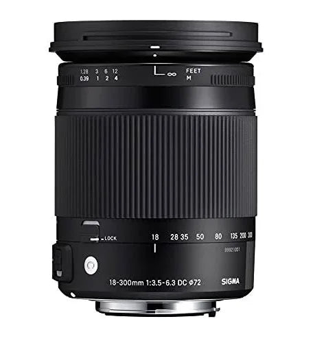 Sigma canon 18-300mm F3.5-6.3 Contemporary DC Macro OS HSM Lens pre-owned