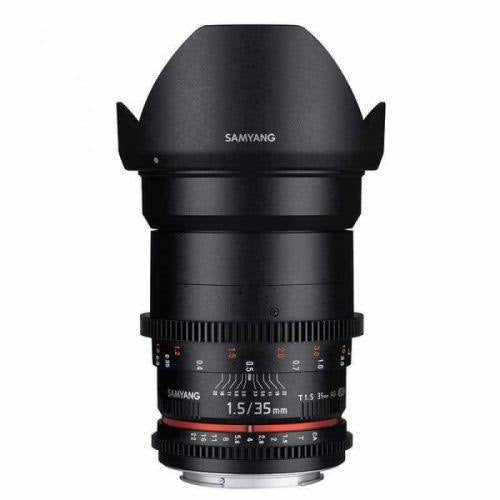 Samyang canon lens 35mm T1.5 VDSLR AS UMC Lens pre-owned