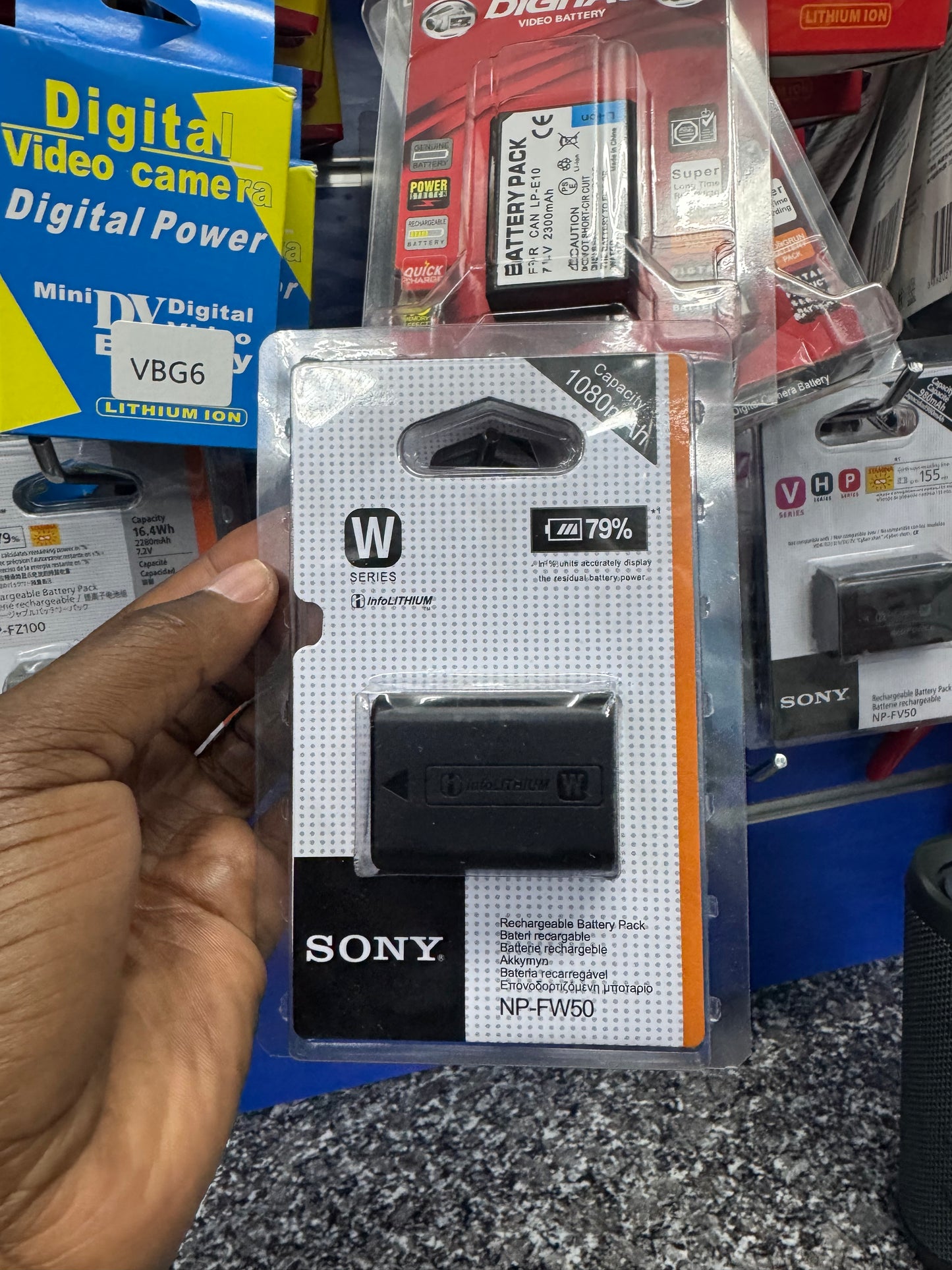 Sony NP-FW50 Lithium-Ion Rechargeable Battery