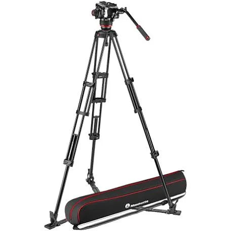 Manfrotto 504X Fluid Video Head & MVTTWINGA Aluminium Tripod pre-owned