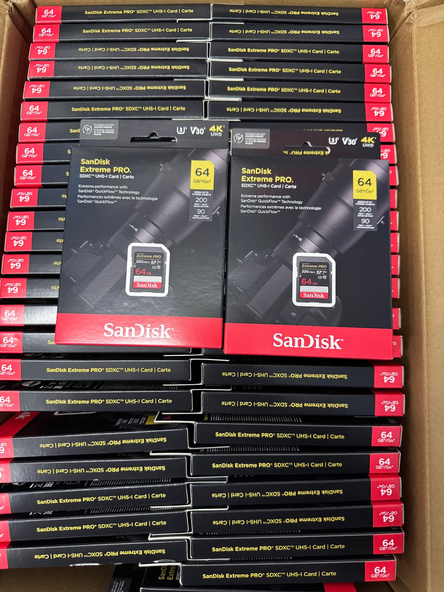 SanDisk 64GB Extreme PRO UHS-I SDXC Memory Card (200mb (new)