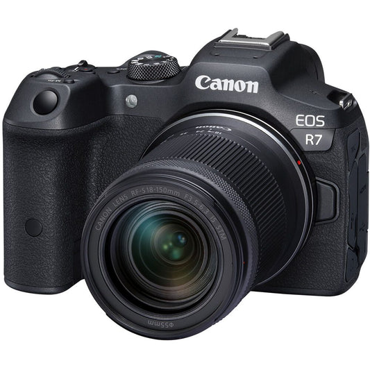 Canon EOS R7 body with lens 18-45mm